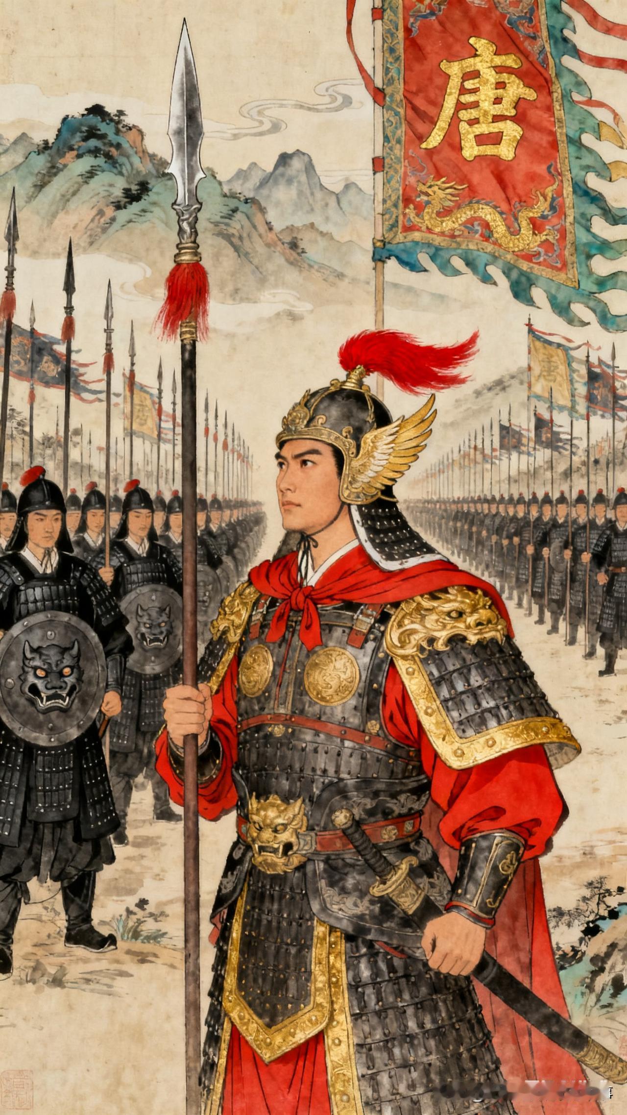 继承了李世民的用兵天赋的，在李唐皇室之中，应该是盛唐的信安王李祎，也无怪乎李世民