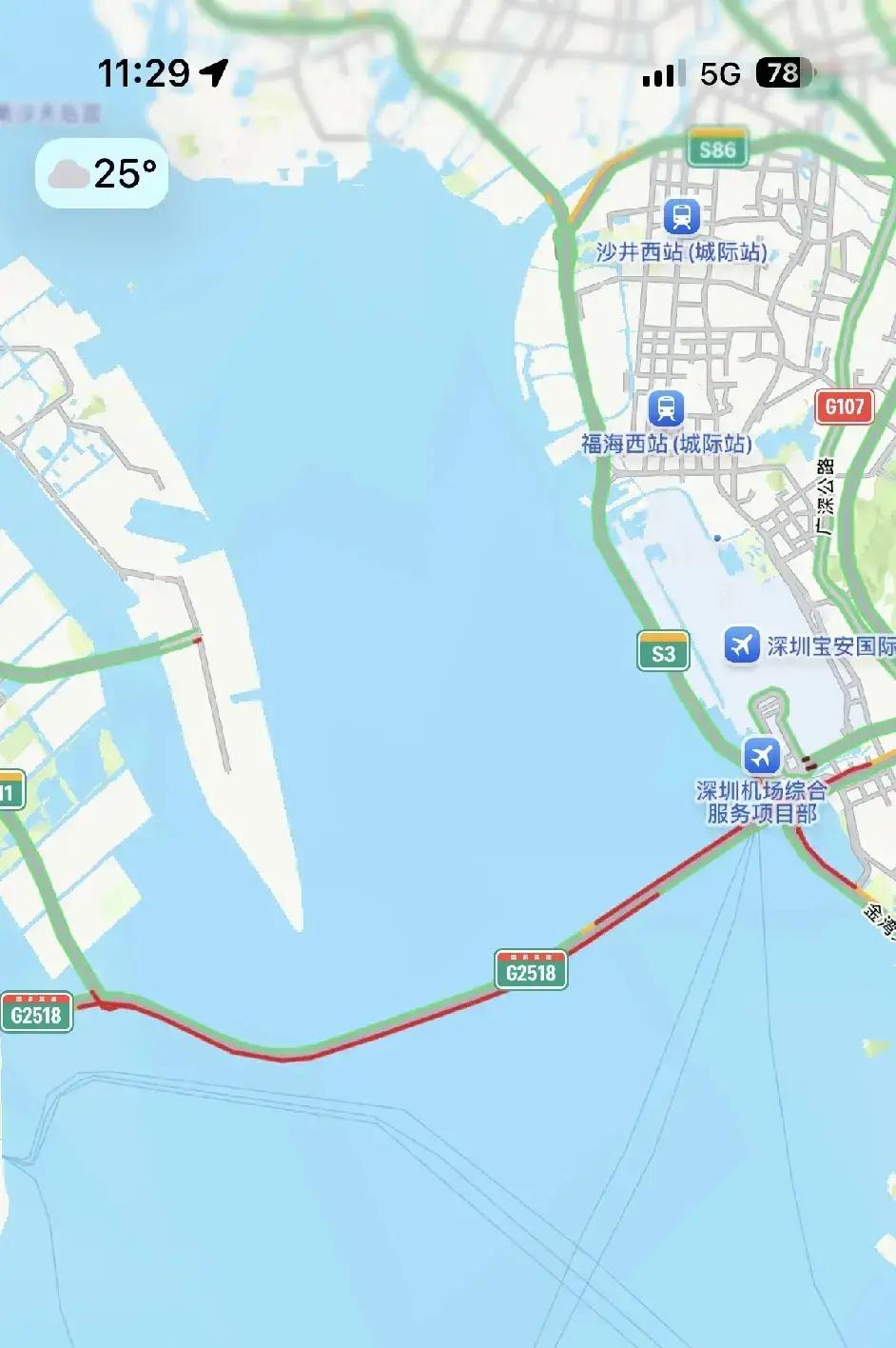 东京湾人口居世界之首，却不见拥堵。可见，拥堵根源在于人，而非路。建设深中大桥本