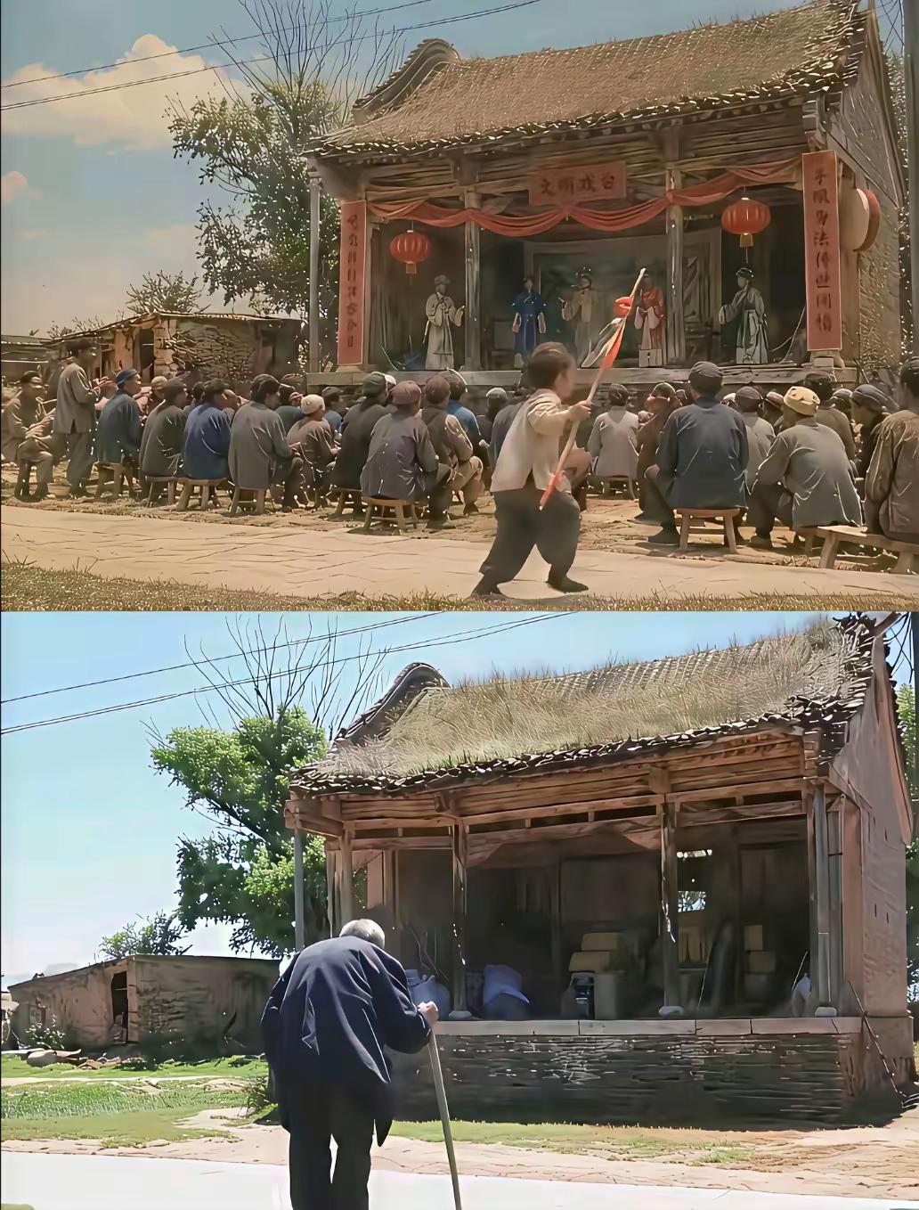 生在旧社会，长在红旗下，走在春风里，准备跨世纪，想过去，看今朝，我此起彼伏。这几