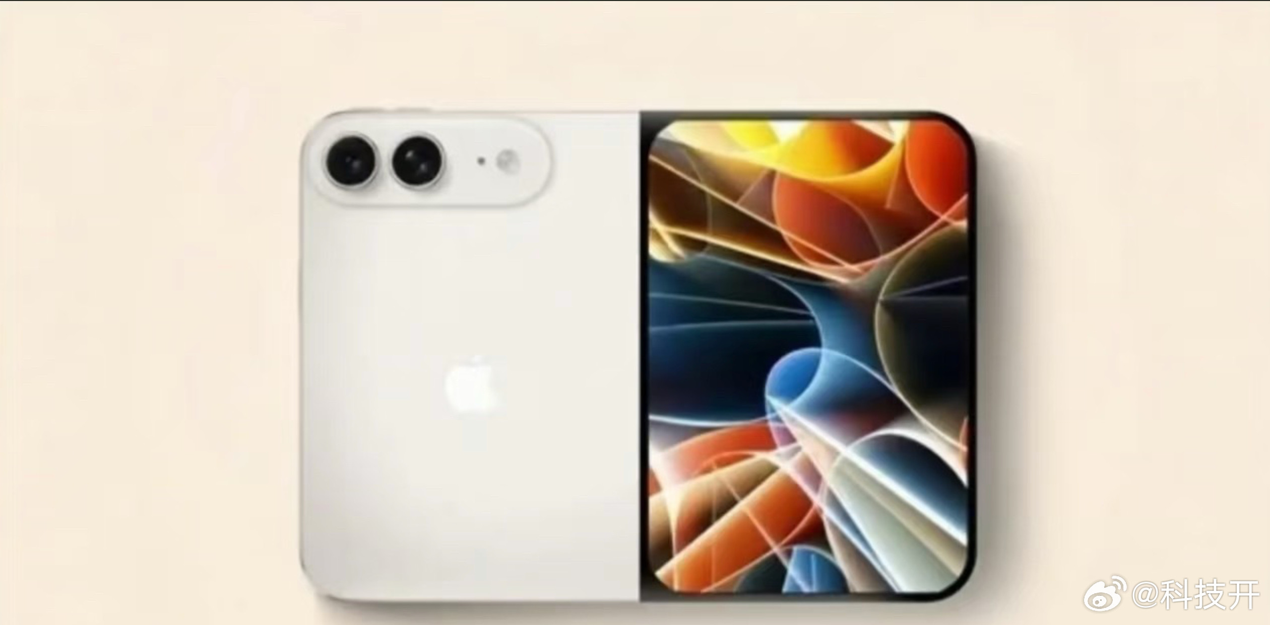 #iPhoneDuo发布华为折叠销量暴涨#最近，苹果首款折叠机iPhoneDuo发布了。但有意思的是