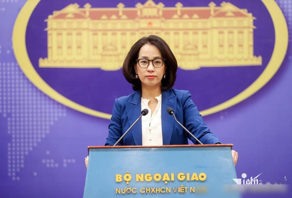 越南就铁线礁相关活动发表声明，非法主张站不住脚下午的例行记者会上，记者向越南