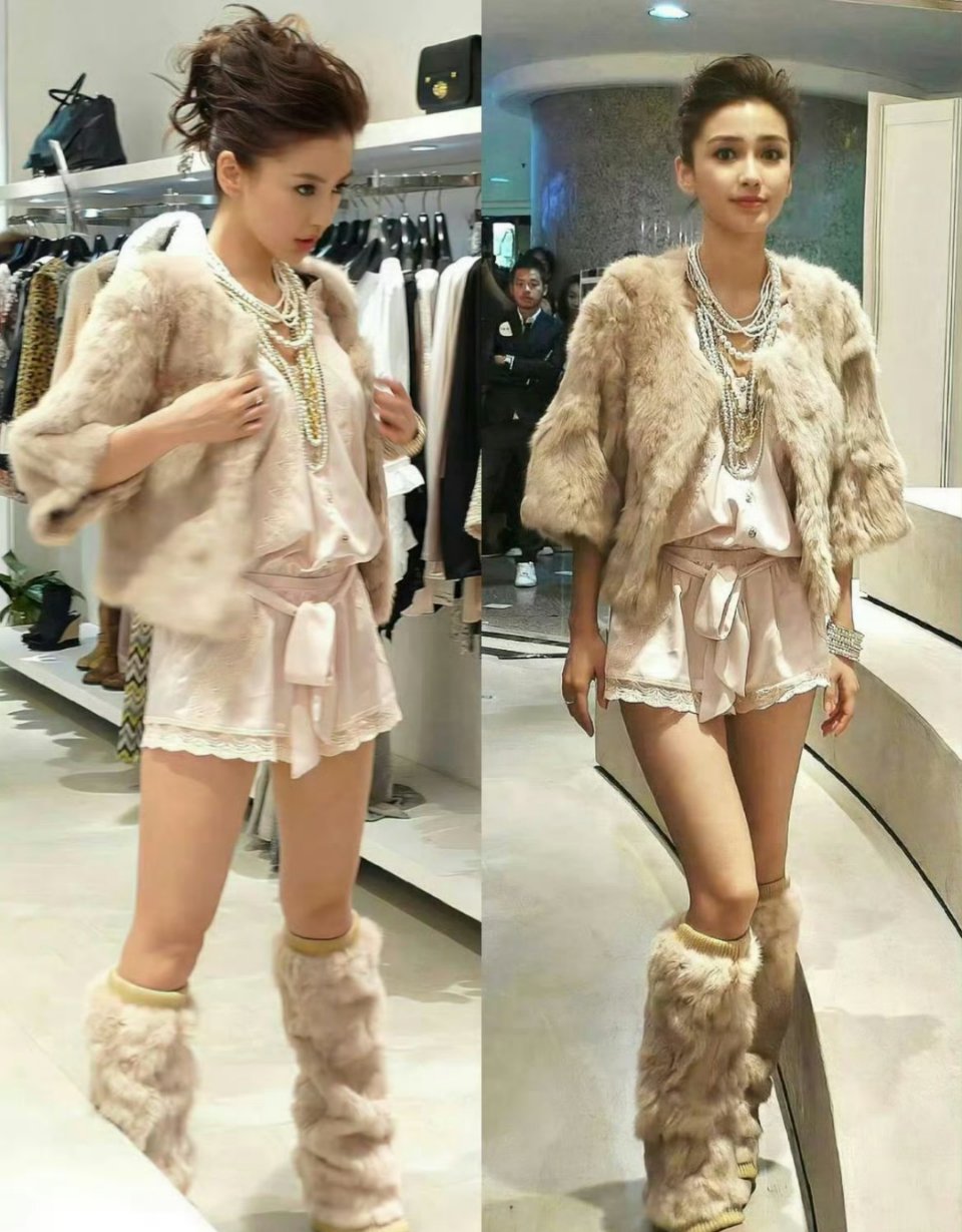 原来很久以前就流行腿套了……果然时尚是一种轮回