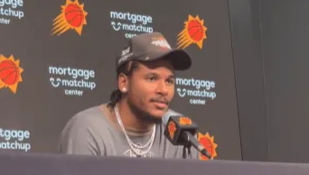 NBA常规赛，太阳115-102战胜快船。赛后，杰伦-格林接受了采访。格林表示