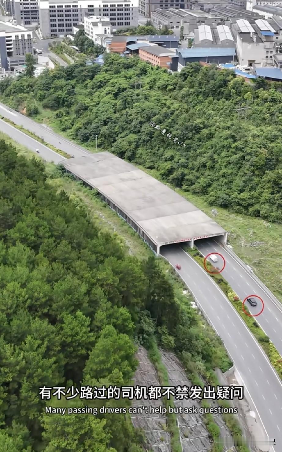 这个位置建这个隔音隧道是不是多余的，周边根本就没有居民楼，那为什么设计师还要在这