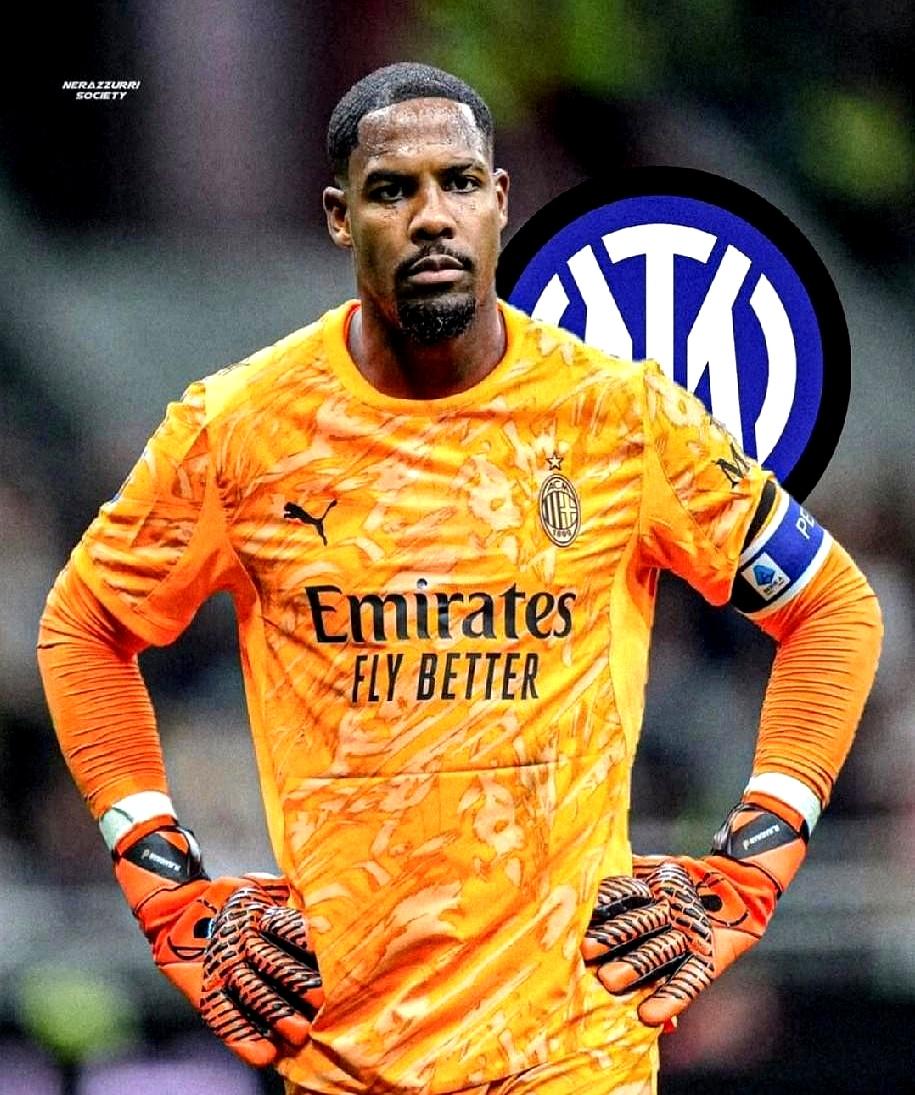 打不过就买过来？！国际米兰关注AC米兰门将迈尼昂，他合同明年到期索要高薪