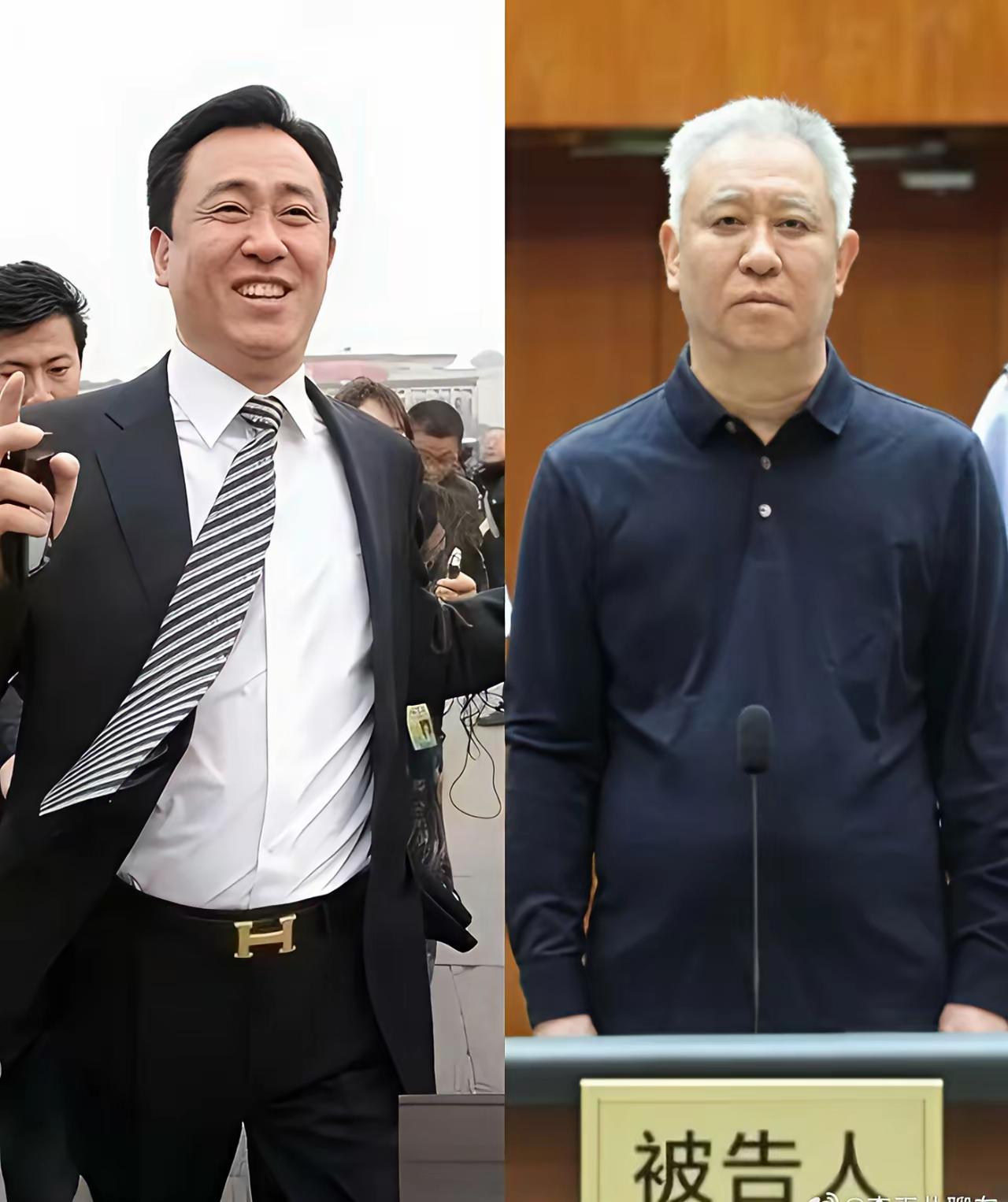 许家印的高光和落寞，真的是人生的大起大落，从之前的世界首富，到现在的无期徒刑这反