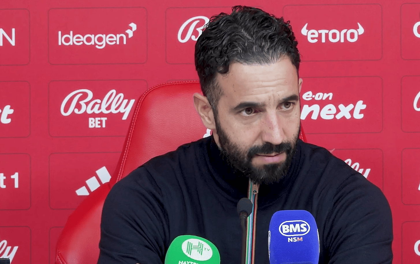 阿莫林: 失去5分钟控制就丢2球;但这种比赛曼联上赛季会输