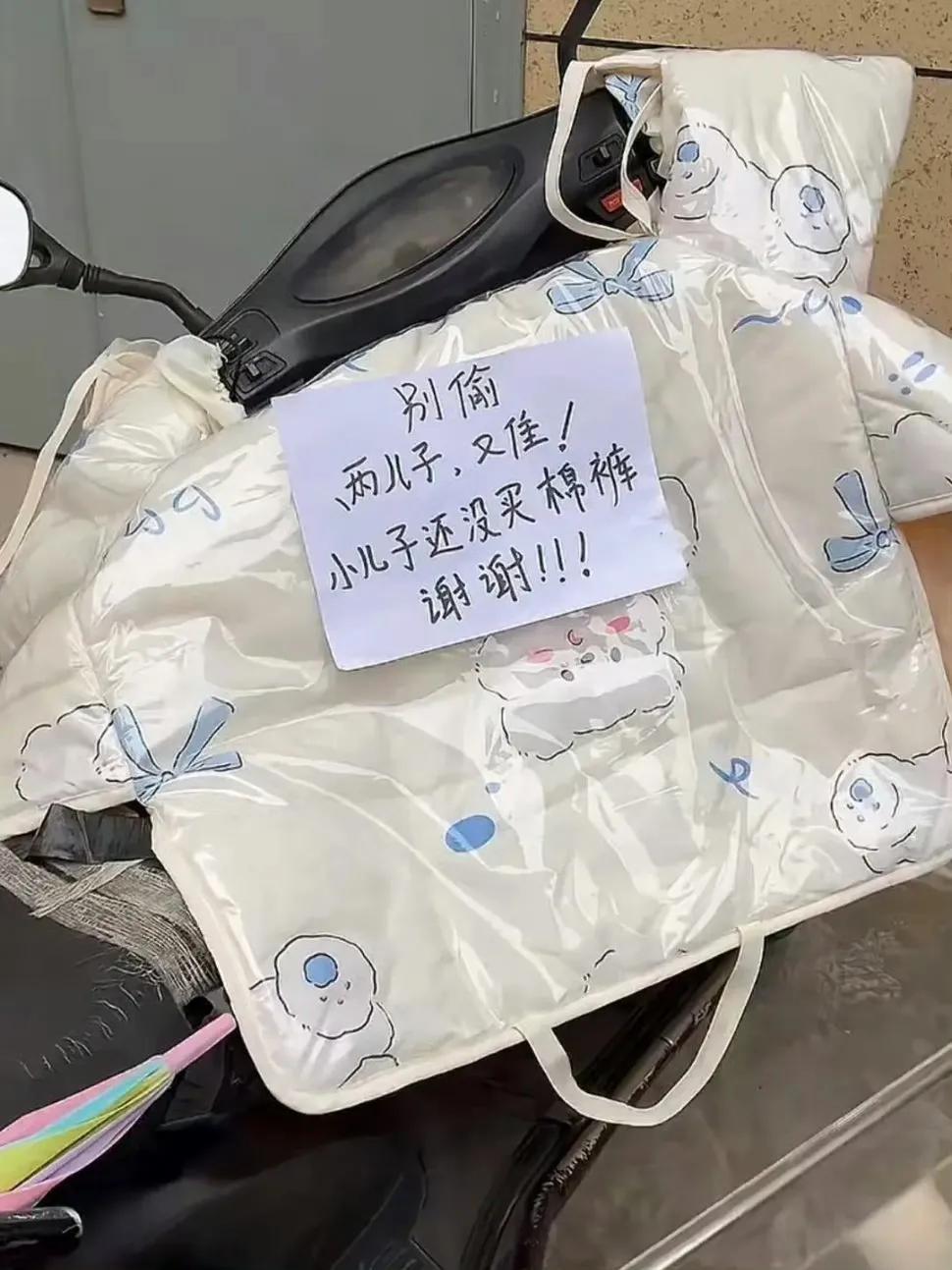 这年头连挡风都有人偷吗？这是被偷了多少次才这么写的。