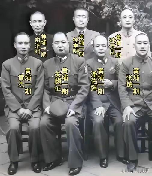 这张珍贵合影拍摄于1942年，在组建远征军之前，七名黄埔一期学生的一张珍贵合影！