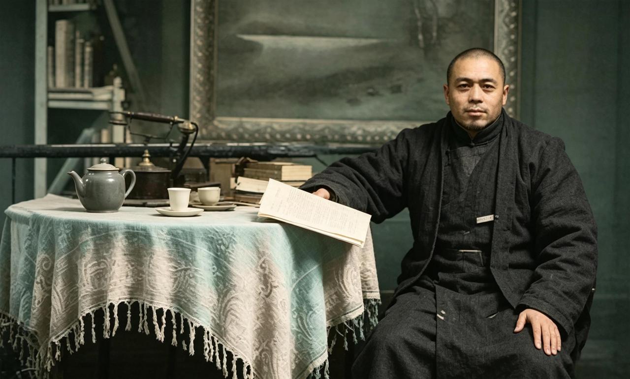 此人平日神态文静如同教书先生，一旦动手气势慑人，招招致命。此人正是李存义晚年最为