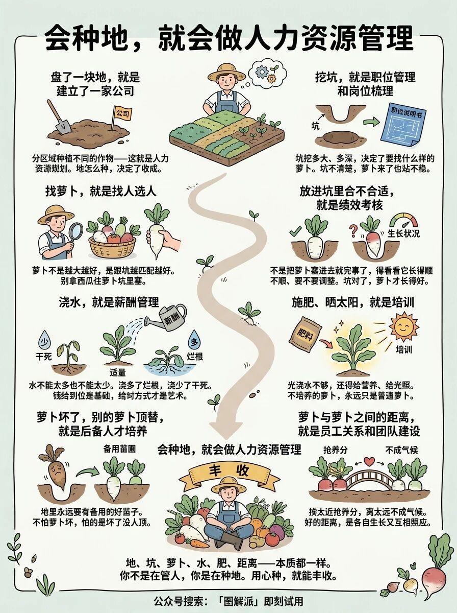 说会种地就懂人力资源，还真有几分道理。就以北大荒为例，过去种地凭经验，如今迈向