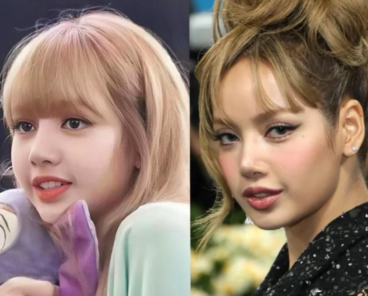 LISA十年的变化，眼里的清纯已经没了Lisa​​​