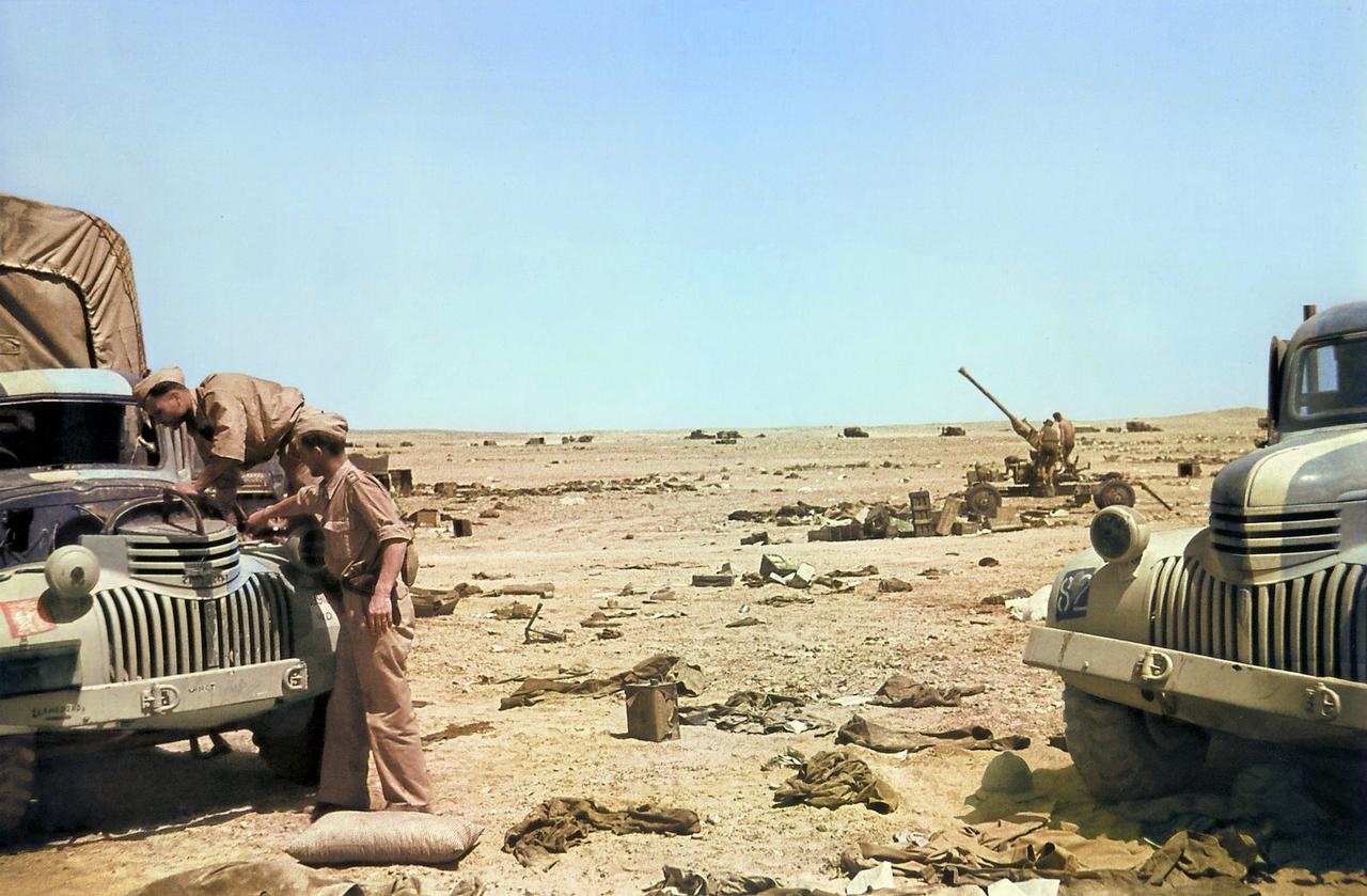 没有美国车就打不了仗（续）——1941年，北非战场。在距托布鲁克50英里的埃