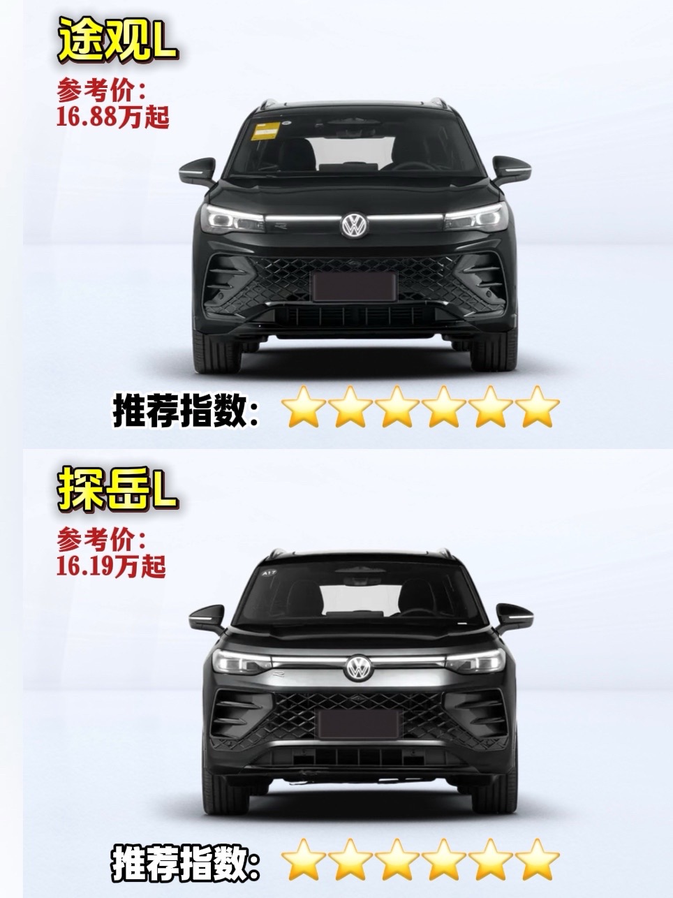 兄弟打架！途观Lvs探岳，这该咋选？大众双雄对决！途观L空间宽敞，配置丰富，