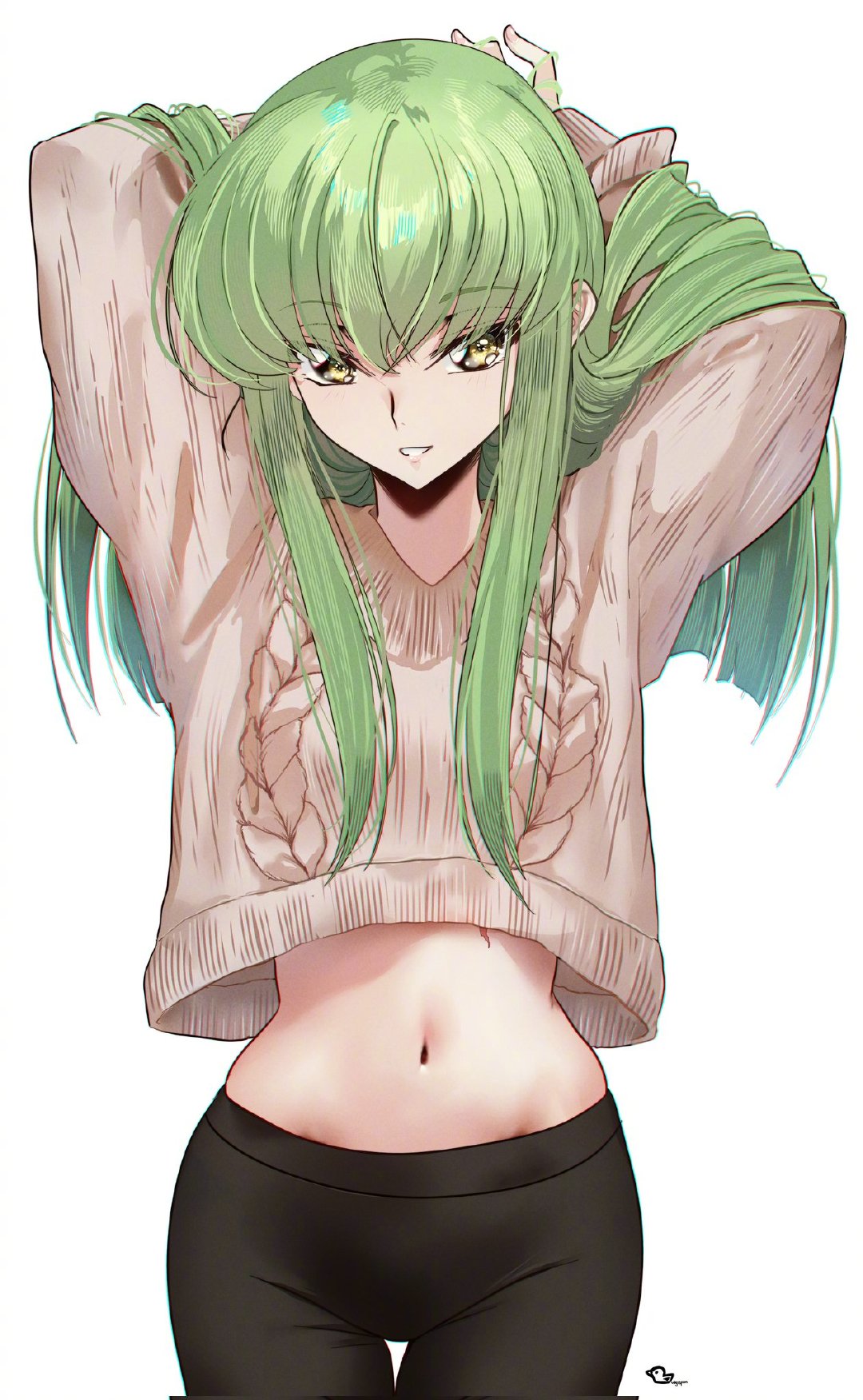 叛逆的鲁鲁修budgie老师画的CC女神美的太权威了