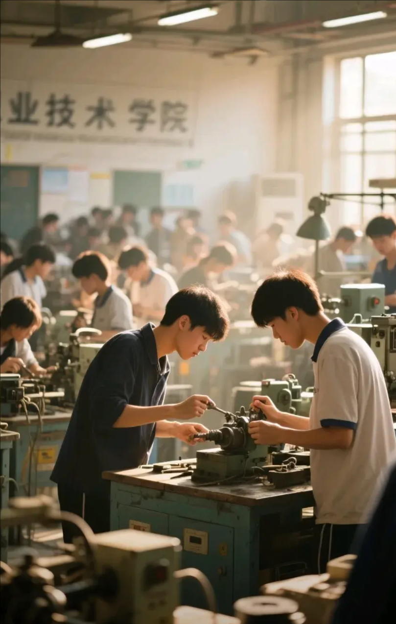 信不信，未来10年之内，职业技术学校一定会火的一塌糊涂。今天和亲戚去外地的一