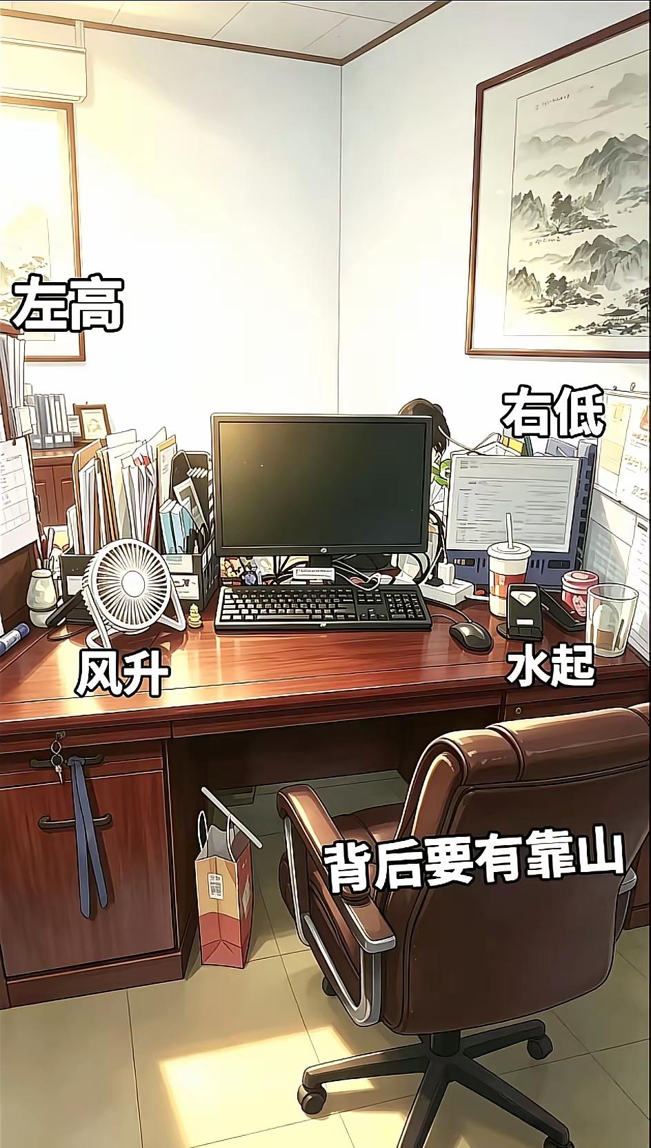 办公室里的风水常识，小小的细节，满满的智慧，符合人的心理。符合人的性格，符合人道
