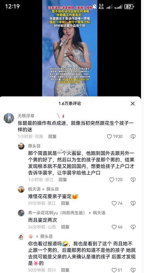 张碧晨还有这些瓜？这是真的还是假的？​​​