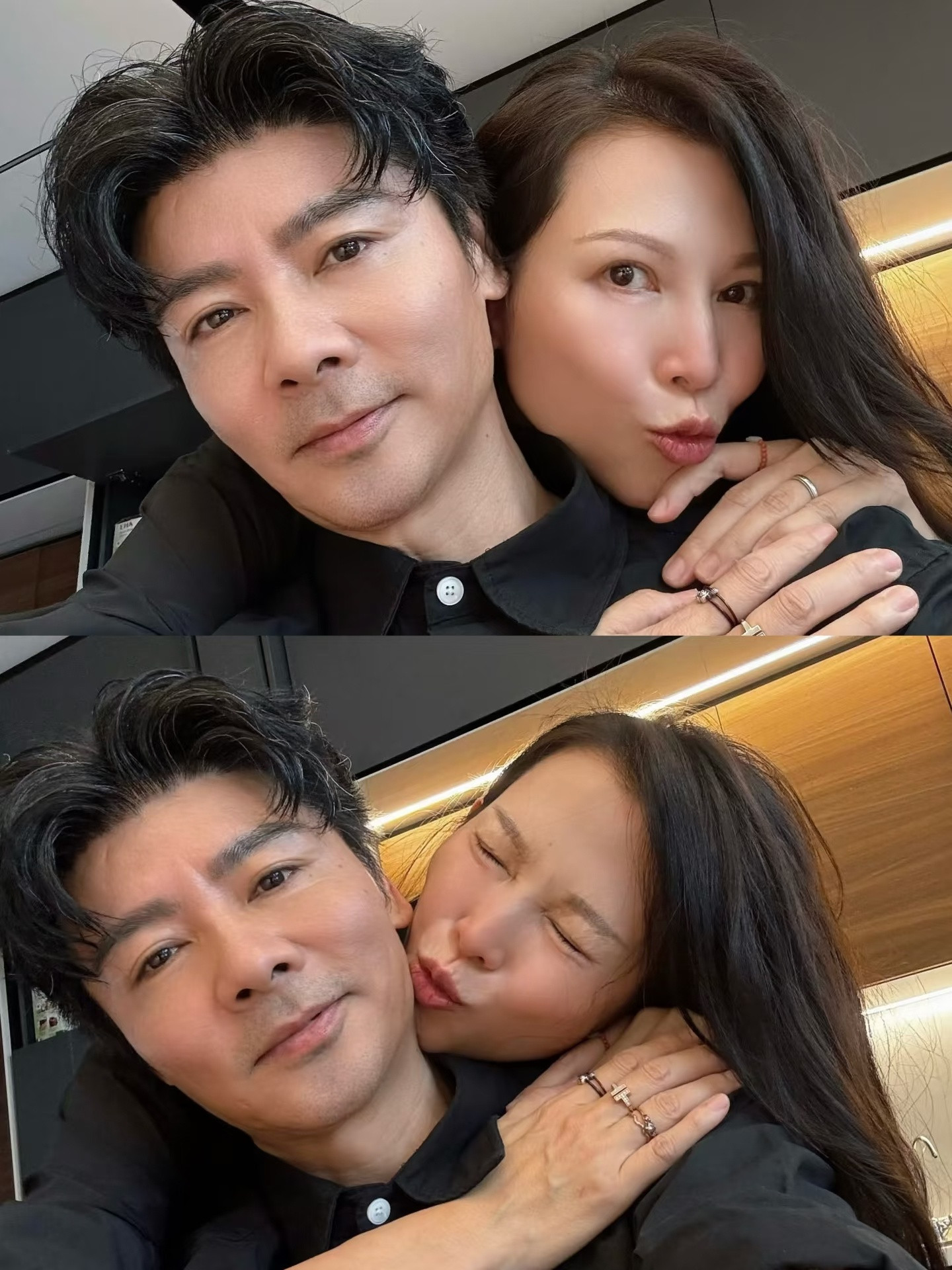 蔡少芬和张晋，两个人好有夫妻相呀！