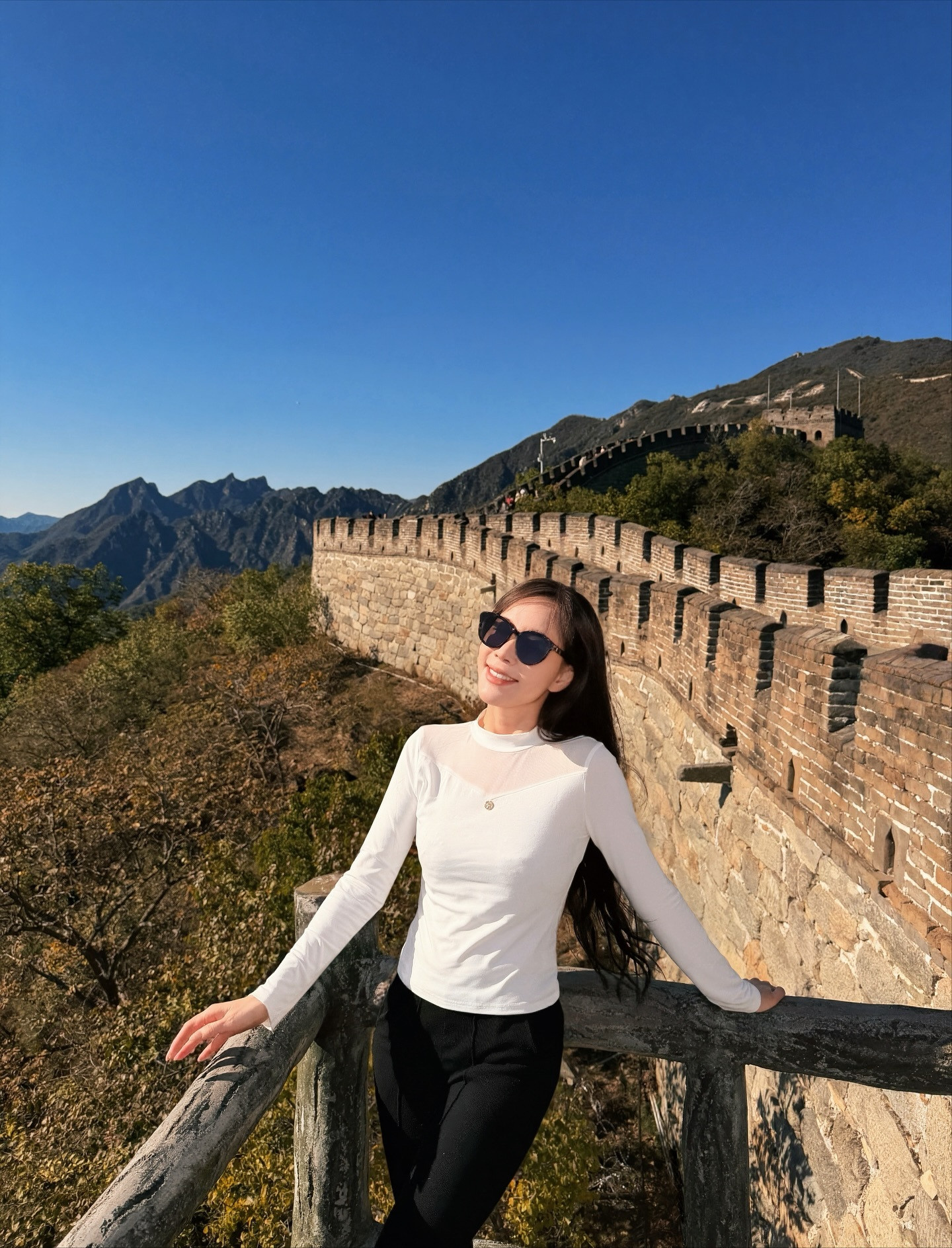 不到长城非好汉!刘涵竹圆梦打卡长城!小姐不熙娣