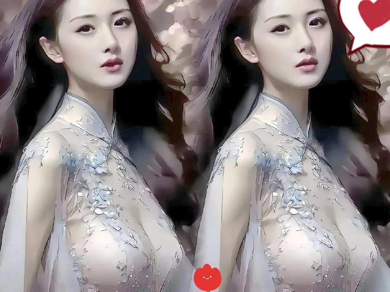 凌晨五点，群里炸出的一张照片直接刷屏！冰蓝色长裙的姑娘站在薄雾缭绕的湖边，