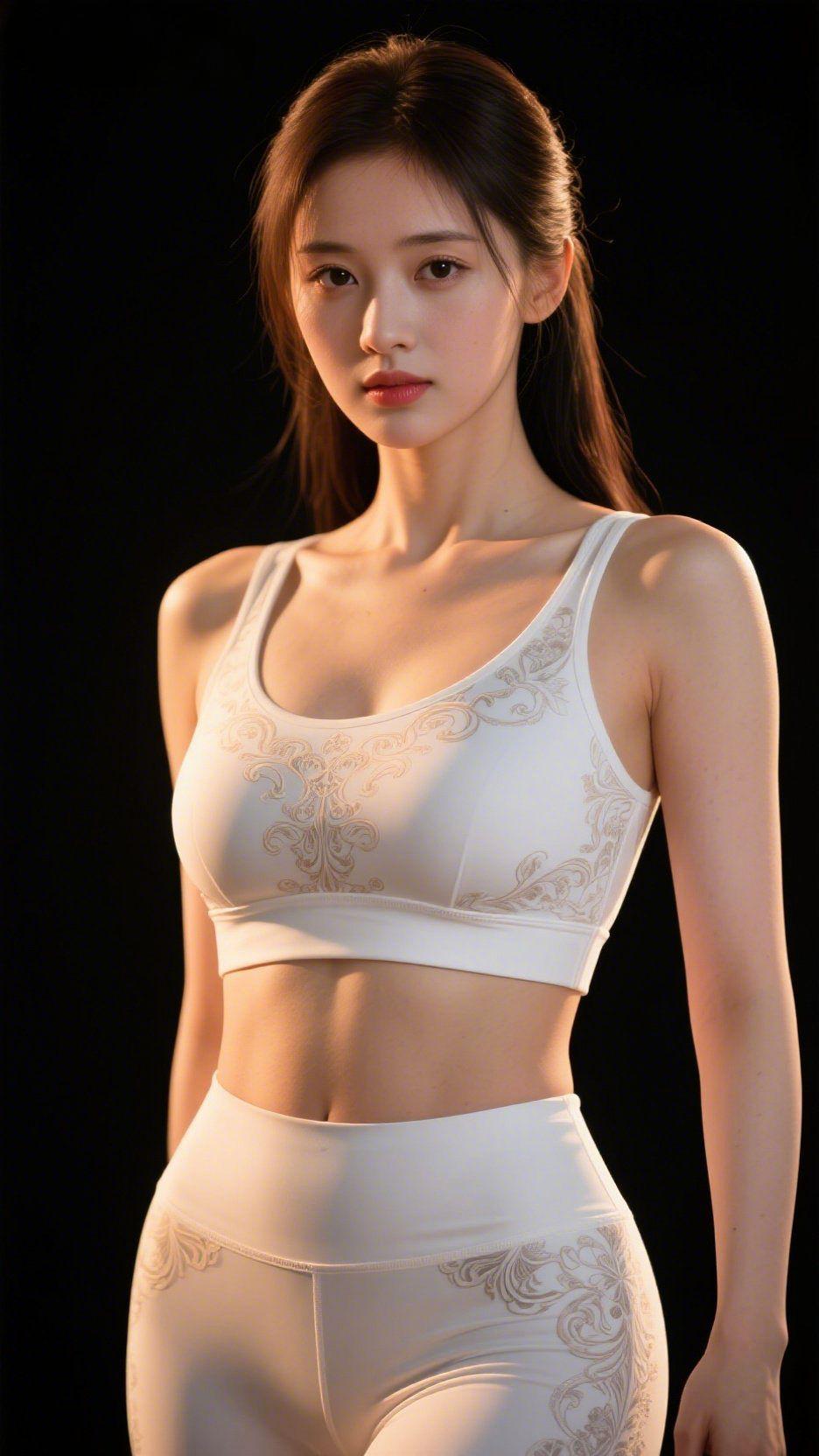 《墨绿裙的轻雅时光》写字楼的玻璃幕墙映着她的身影，墨绿缎面裙像松针上凝着的