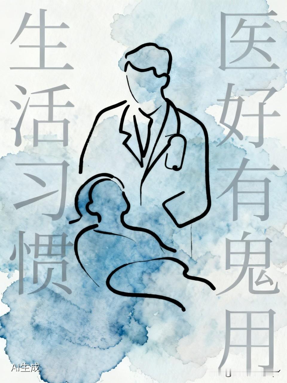 有位中年男子生病住院了，医生询问病人：“你平时有什么生活习惯？”病人答道：“我