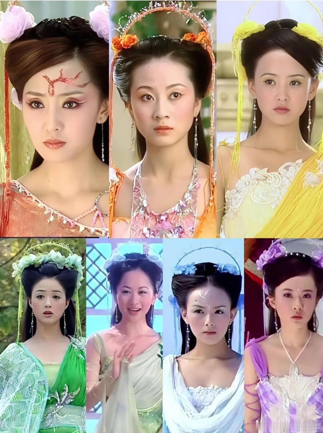 欢天喜地七仙女小时候最喜欢的仙女就是青儿、第二就是橙儿。对比主角七仙女紫儿我最不