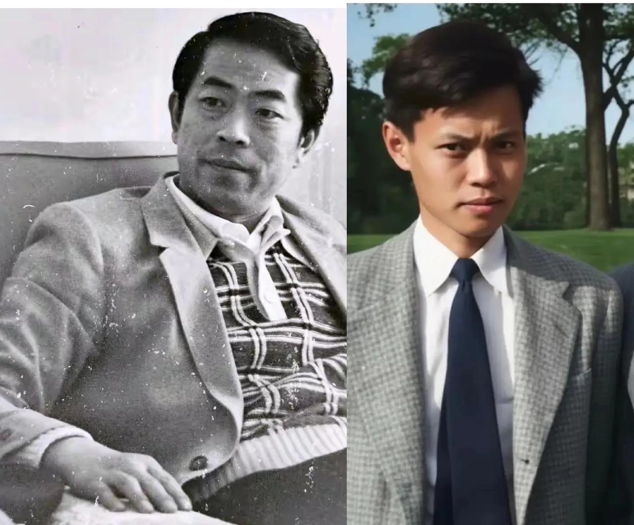 范曾与杨振宁，年轻时的相貌，谁更胜一筹？只能感叹岁月不饶人，二老年轻时，虽