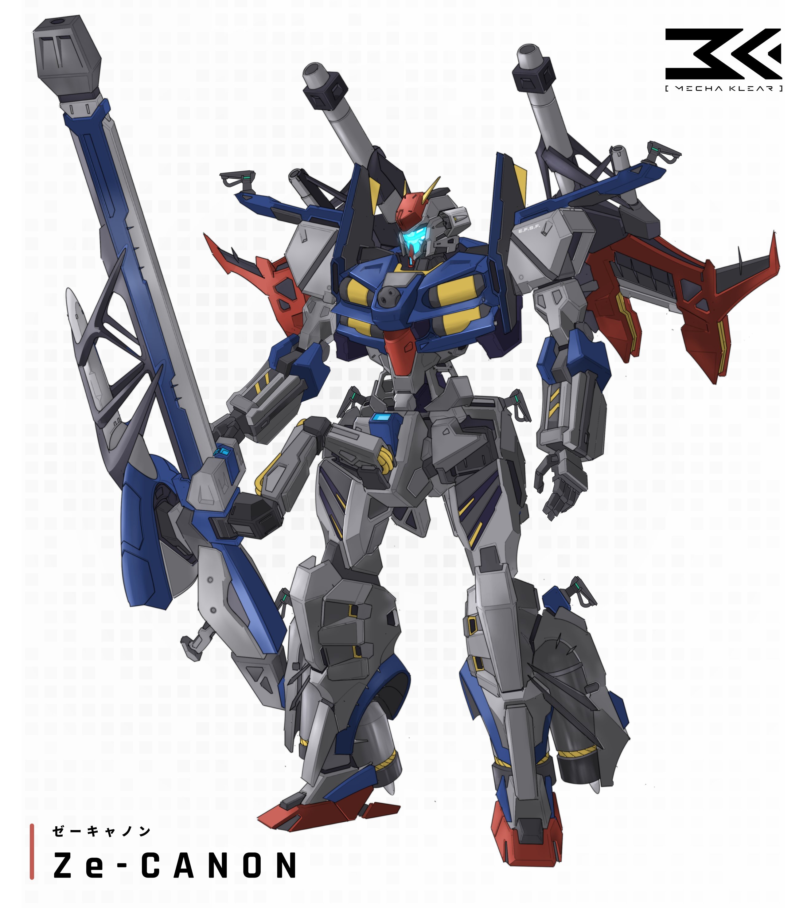 メカクリア新作GQZ加农高达高达跨时之战​​​