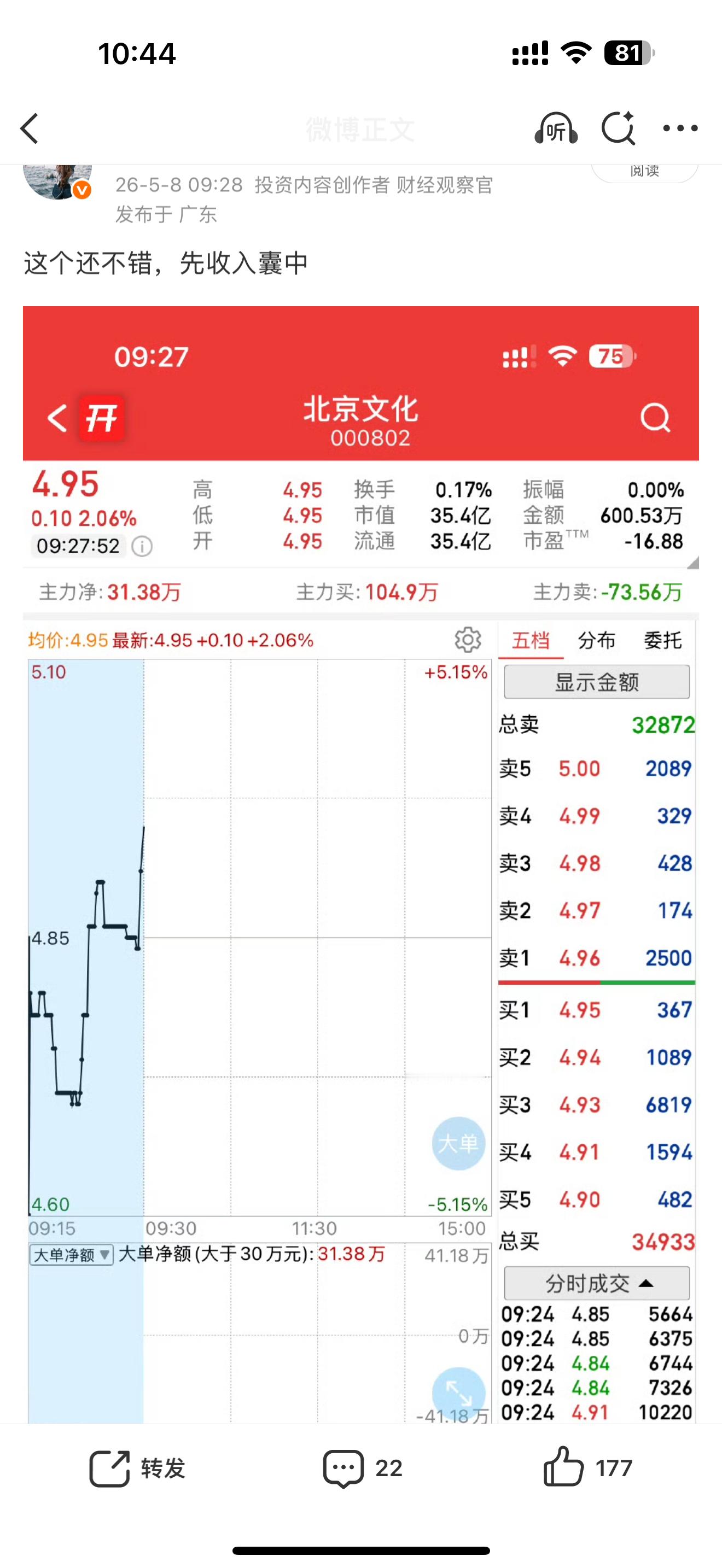 栏板你是要成妖吗？习惯了卖飞，我落袋了，留下的发财
