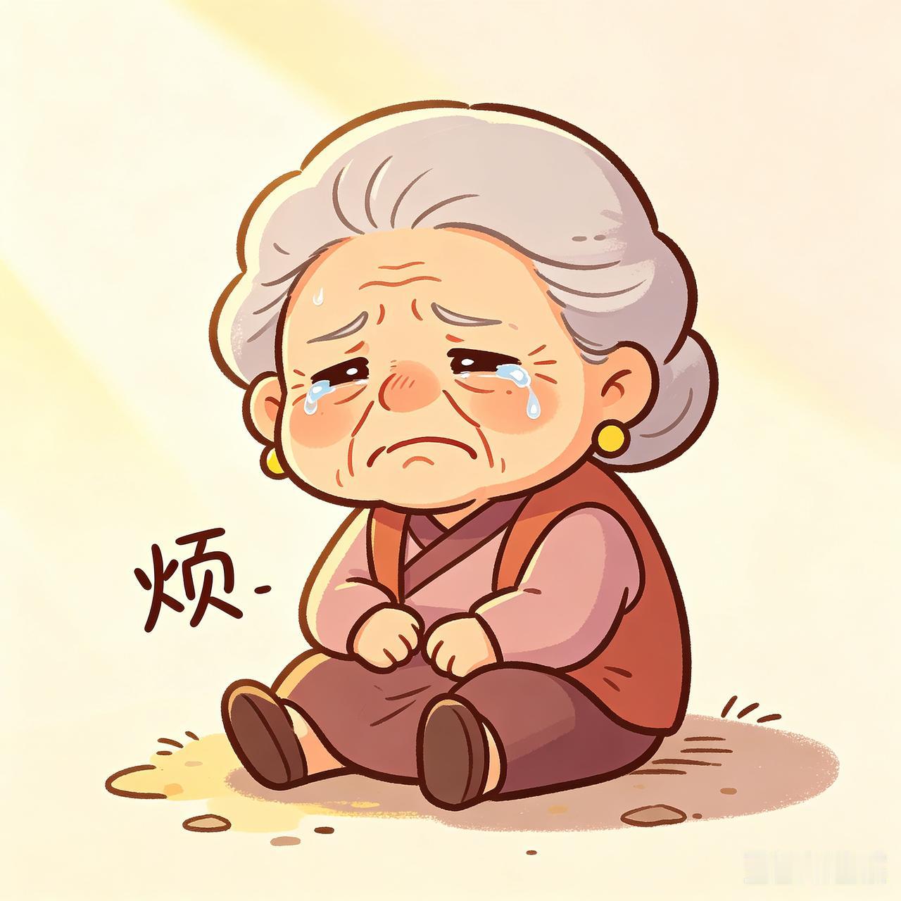 接上文。大姑姐和海哥回来了，要带婆婆去医院，她坚决不肯。等他们走了，她接着叨