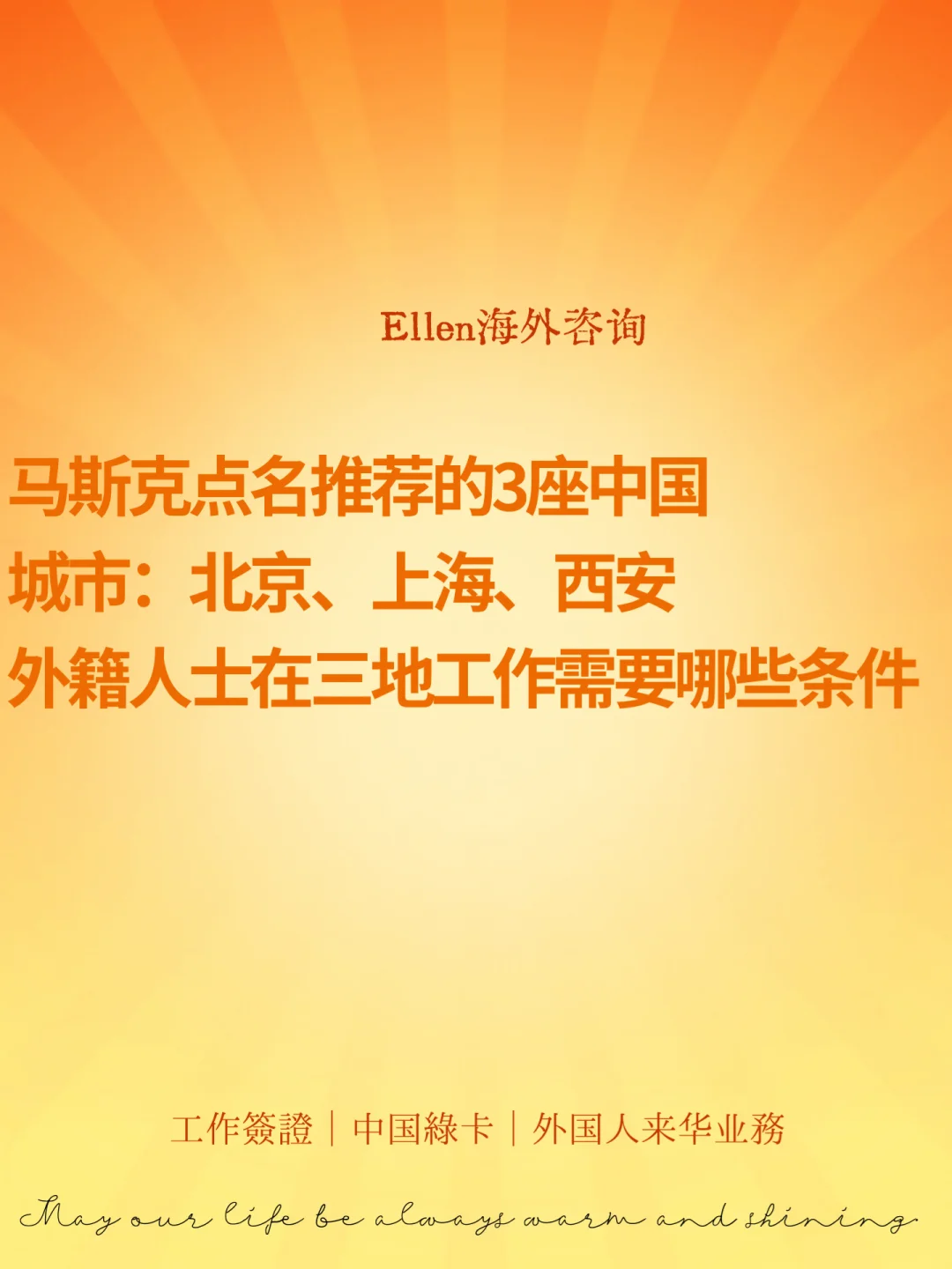 马斯克点名推荐的3座中国城市：北京、上海、