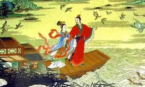 公元前473年，越军攻入吴国王宫。吴王夫差没有拿起剑，而是抱着两个美丽的女人往后