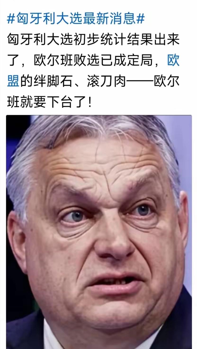 救命！别再替欧尔班可惜了别担心，这根本不是政坛动荡。人家16年执政周期落