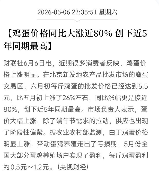 鸡蛋价格疯涨！楼下煎饼摊都犯难，涨价真相终于理清了 有没有发现，最近连最普通