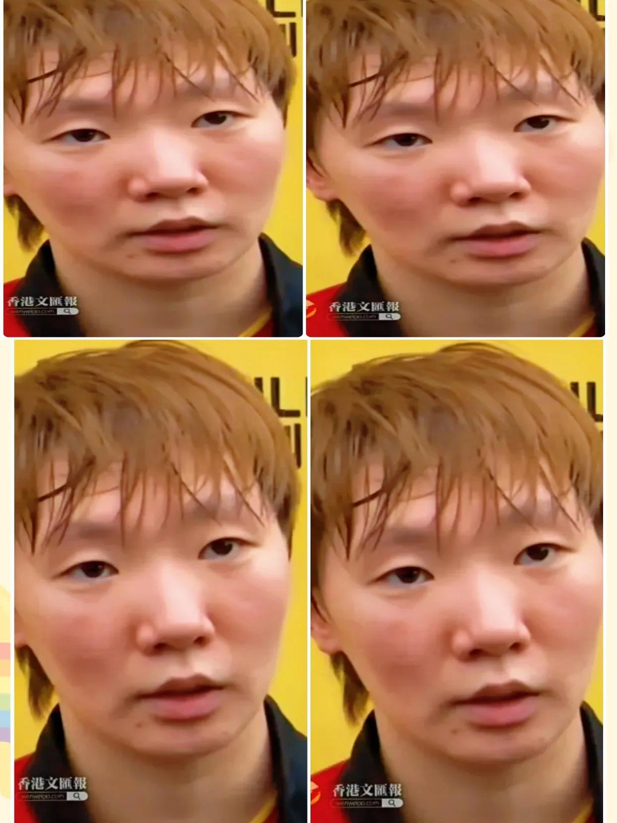 谁能想到国乒下半区都快“失守”时，王曼昱直接杀成了“孤胆英雄”！石洵瑶、