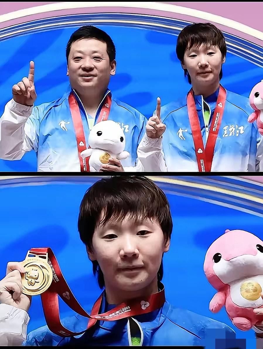 王曼昱打球技术没得说，人也低调谦逊，可要说她唯一的“缺点”，大概就是太节俭了。