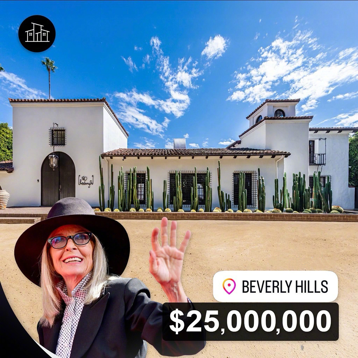 这座刚刚挂牌售价2,500万美元的比佛利山庄的豪宅拥有星光熠熠的历史背景。这