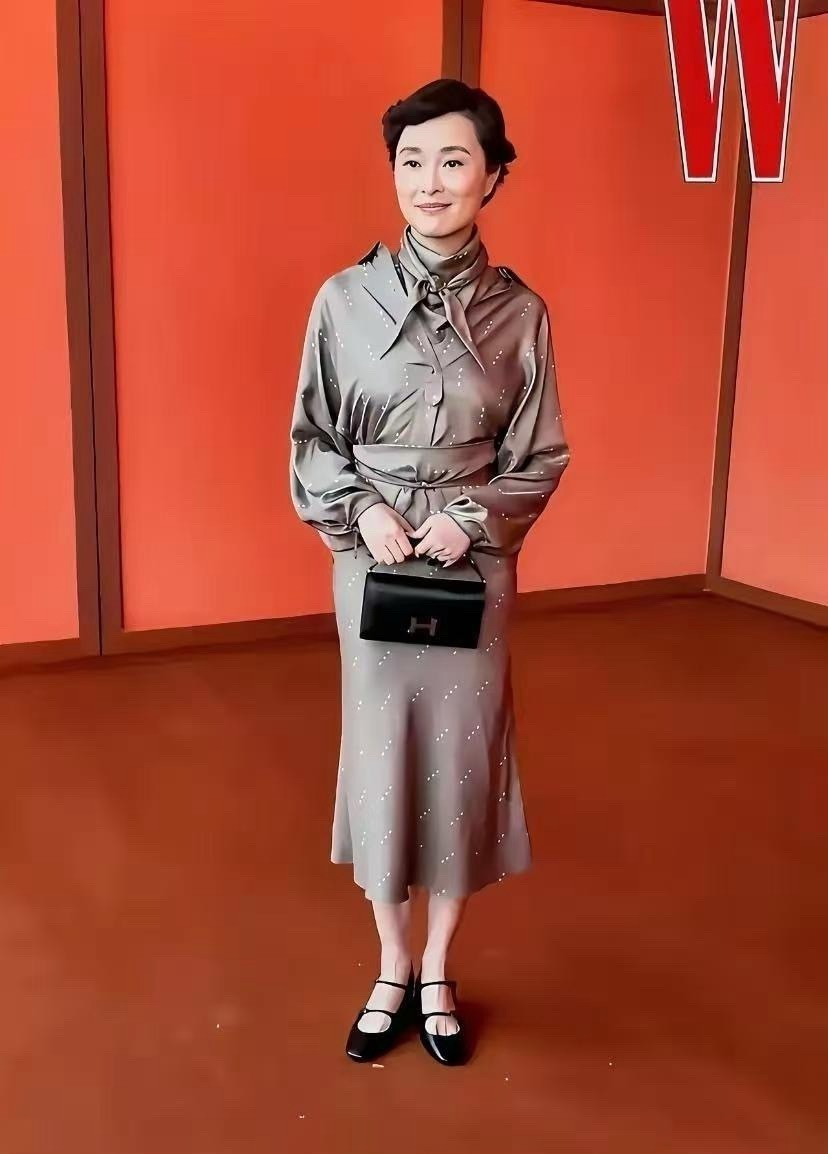 吴越一身爱马仕，把个超富且优雅端庄、通情达理又文弱的中年女性，演绎得淋漓尽致、恰