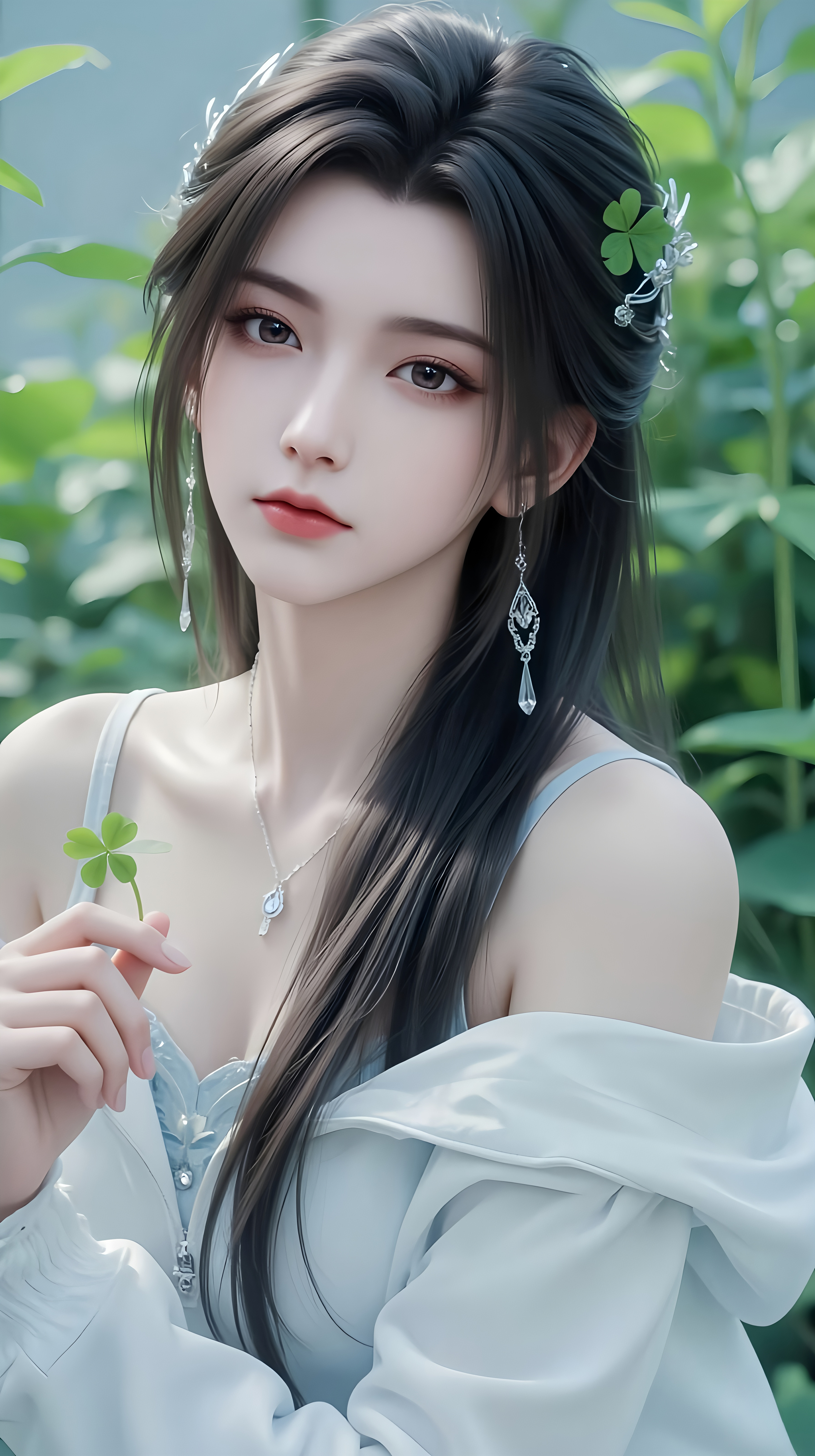 国漫女神｜诛仙陆雪琪4K手机壁纸：抬眸分寸间，皎皎明月照！