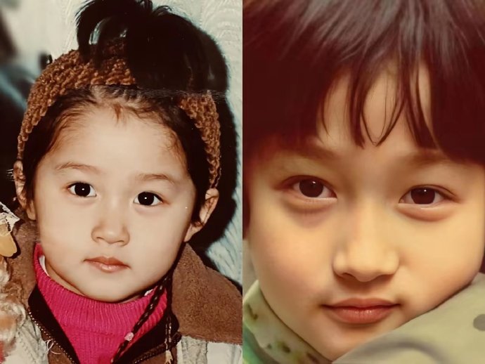 关晓彤真的是从小到大都是一个样子，没变过，有的孩子长大就变样了，她的颜值好稳定