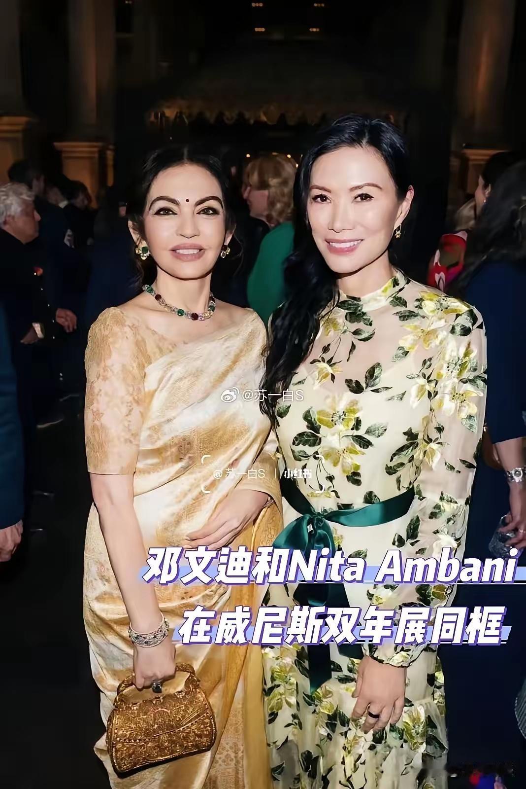 邓文迪真的太牛了，人脉广得没边儿！前几天刚带着俩女儿出席MetGala，造型相