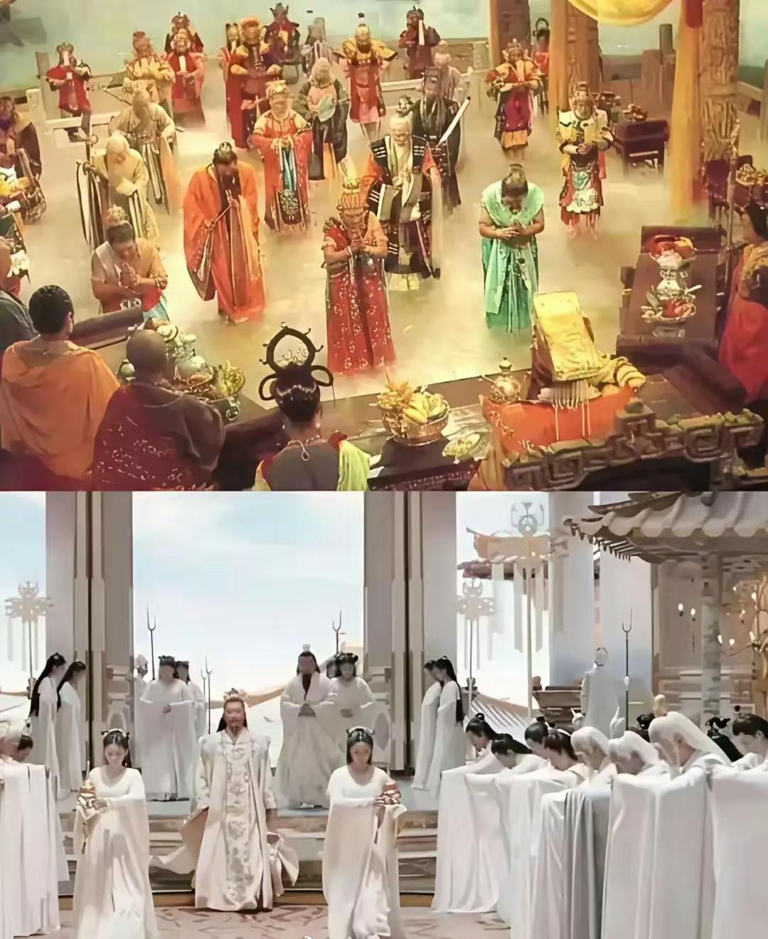 以前是真神仙，而现在是真妖邪！以前的神仙个个仙风道骨，仙气十足；而现在的“神仙