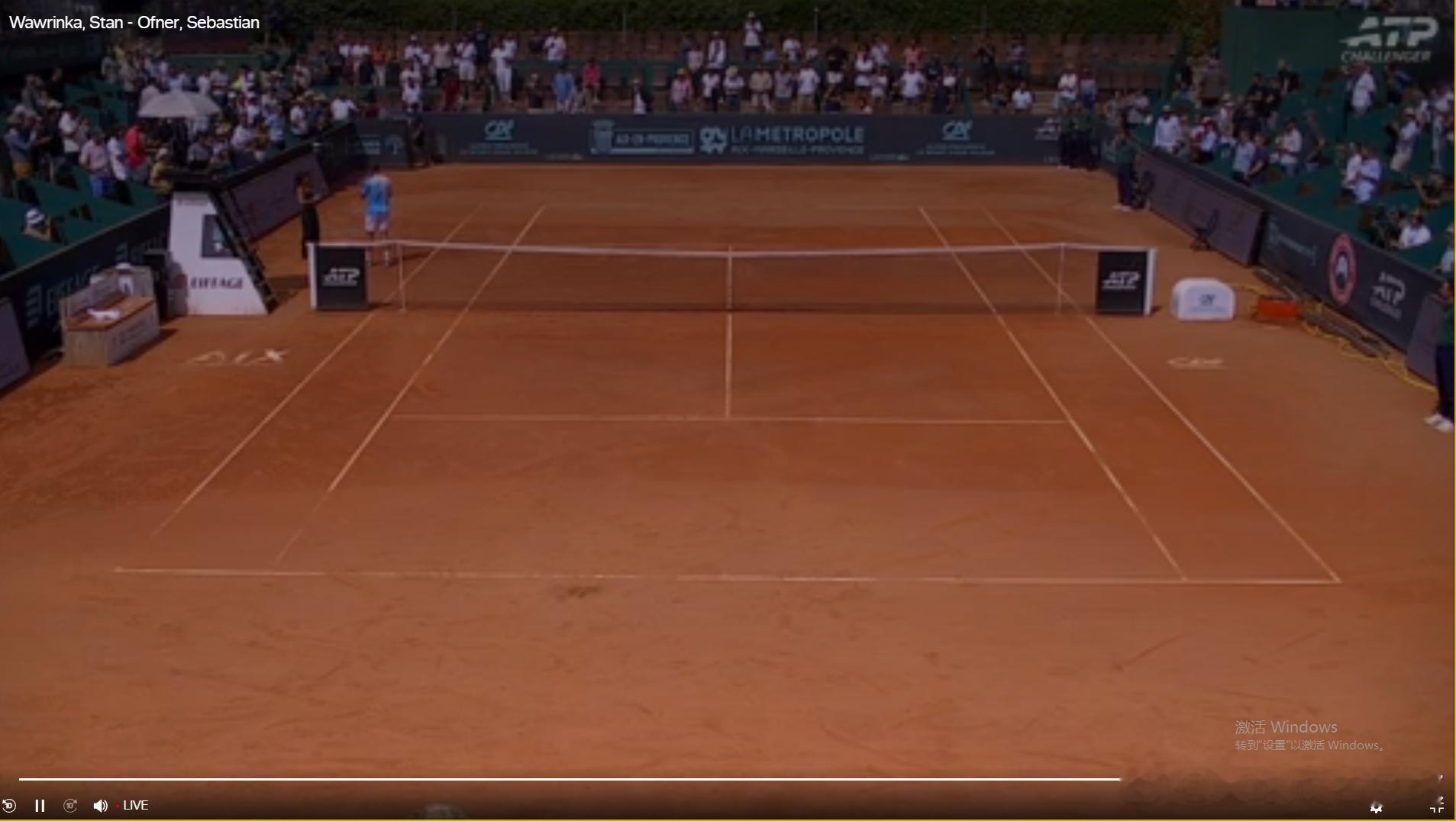 刚才看了一场普罗旺斯175挑战赛，瓦林卡0：2不敌奥夫纳！瓦林卡41岁高龄输球不