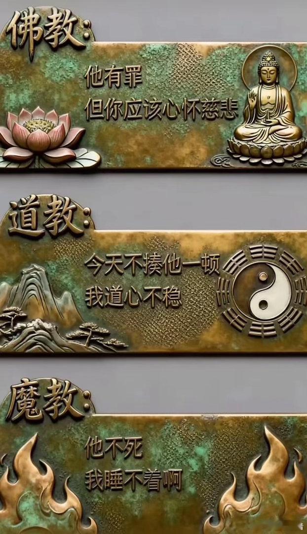 佛，道，魔，我看了下，我适合在道教发展！​​​