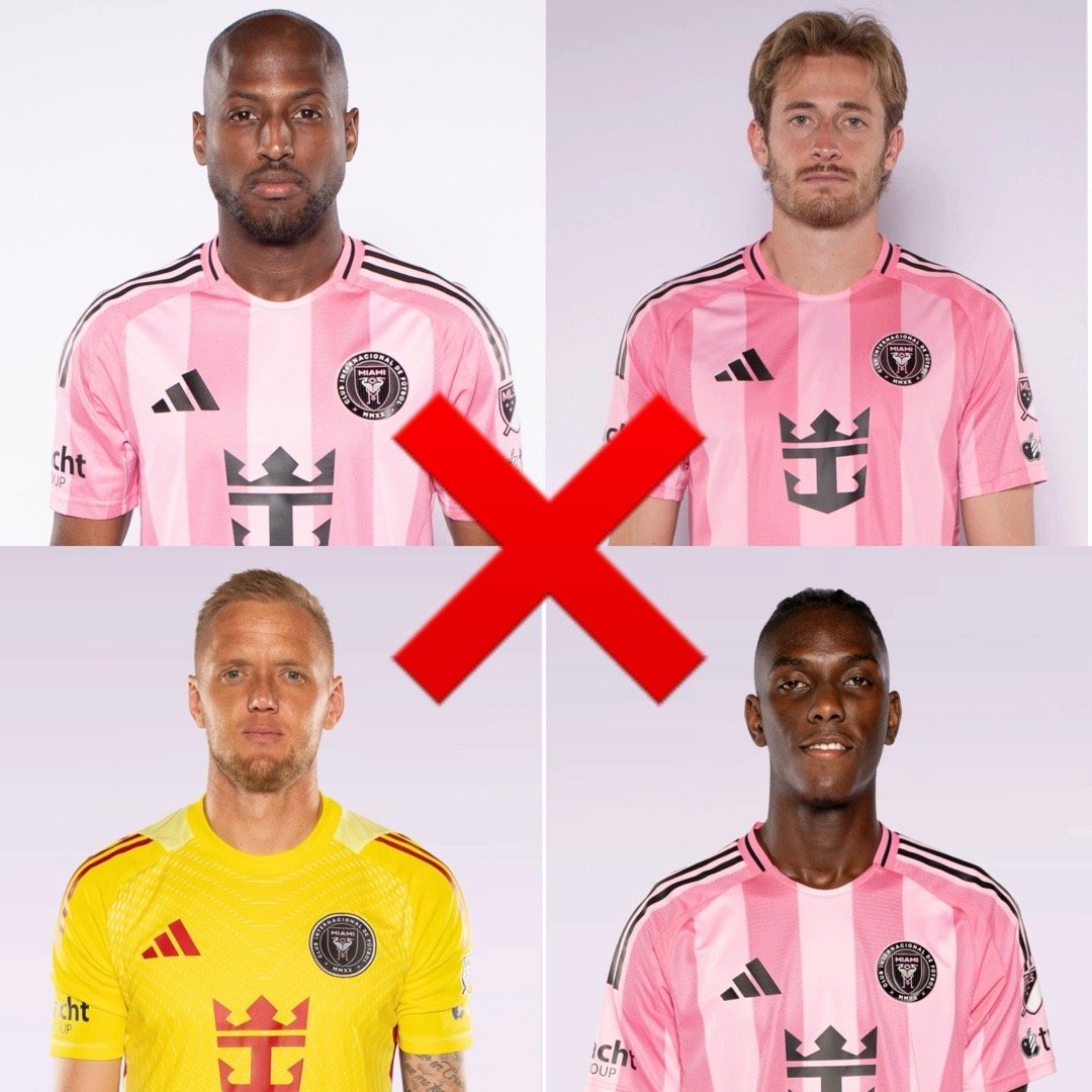 🚨迈阿密国际关于2026年阵容的首批决定已经做出，以下球员已被解雇，将不再为球