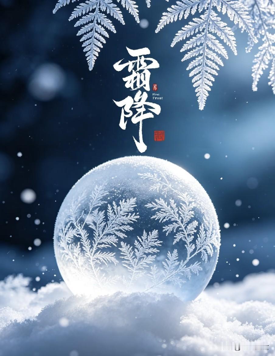 17点38分霜降，“霜降逢单冷到狂，霜降逢双暖和春，”今年是啥？霜染层林落