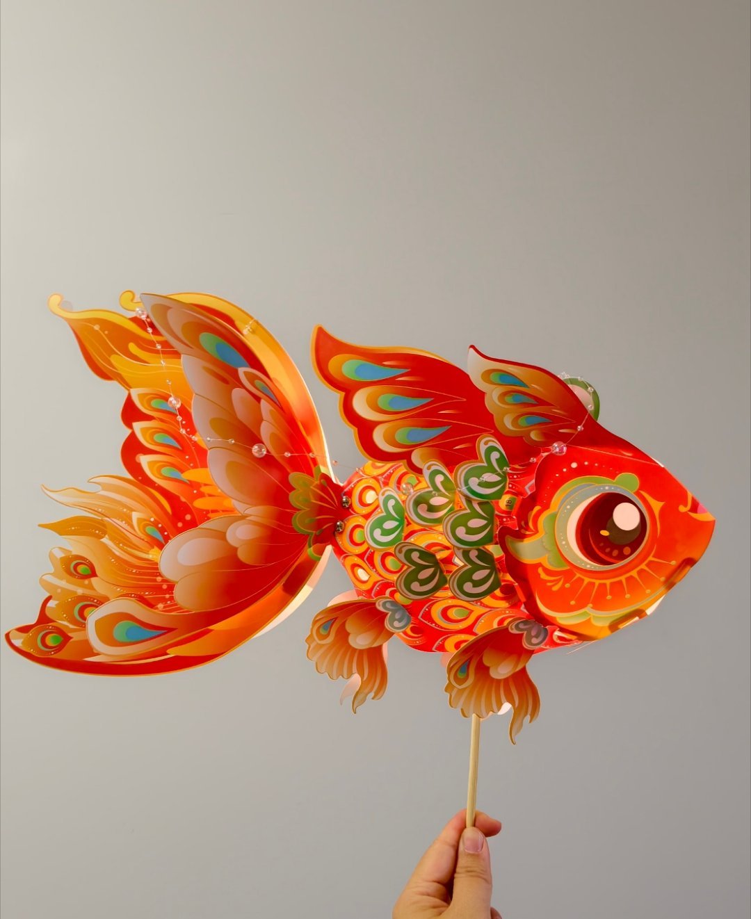 你们做手工花灯的是要考研吗亲手做花灯真的太有氛围感了，慢慢拼接装饰的过程特别治愈