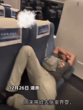 高铁车厢变成“难民营”，男子带娃出行被熏到怀疑人生!外国游客的素质究竟谁来管